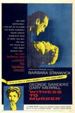 Watch Witness to Murder Primewire