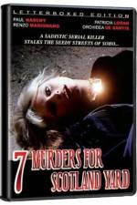 Watch Seven Murders for Scotland Yard Primewire